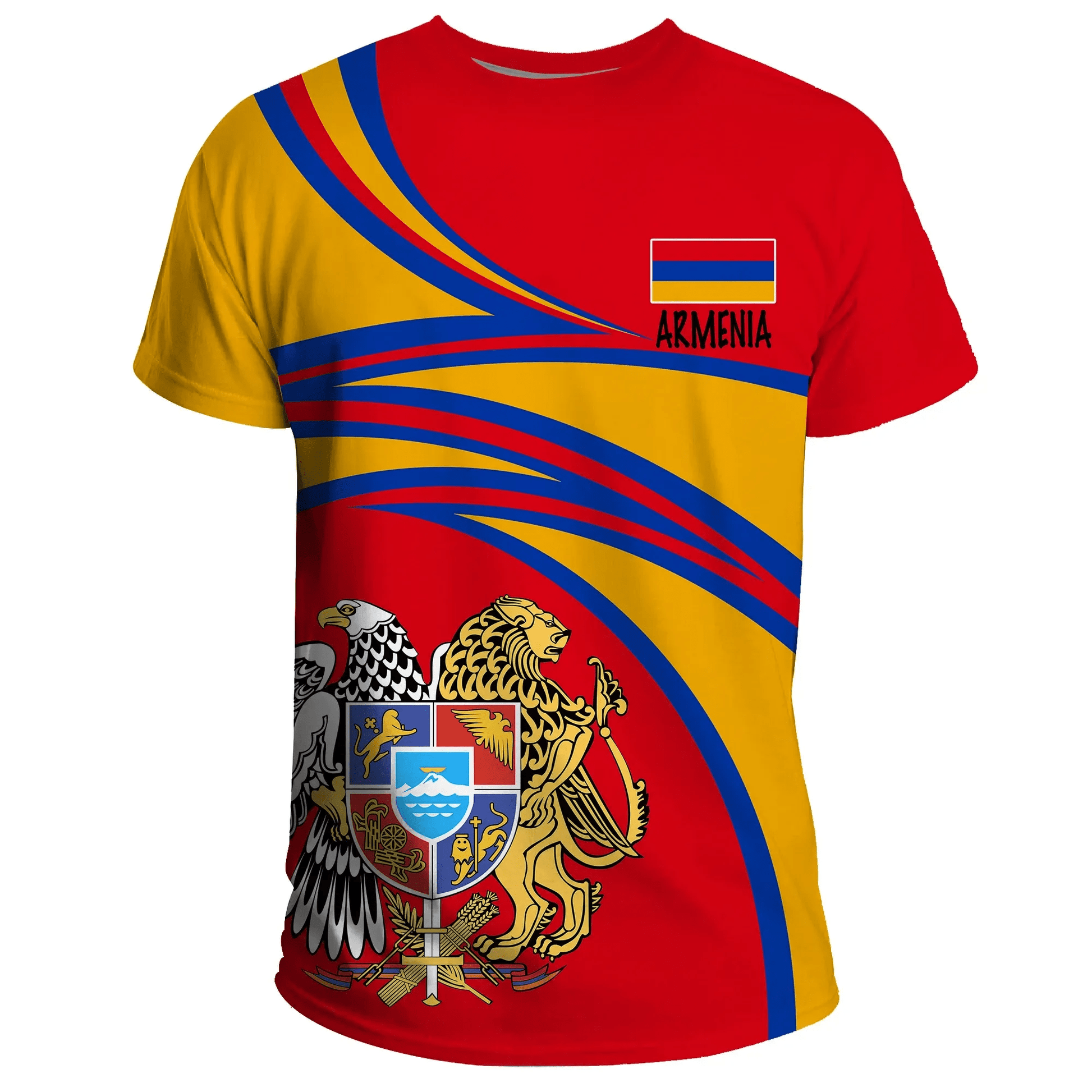 Armenia T Shirt Armenia Coat of Arms Printed Shirt