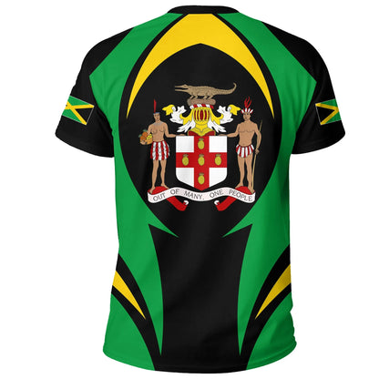 Jamaica T Shirt Action Flag