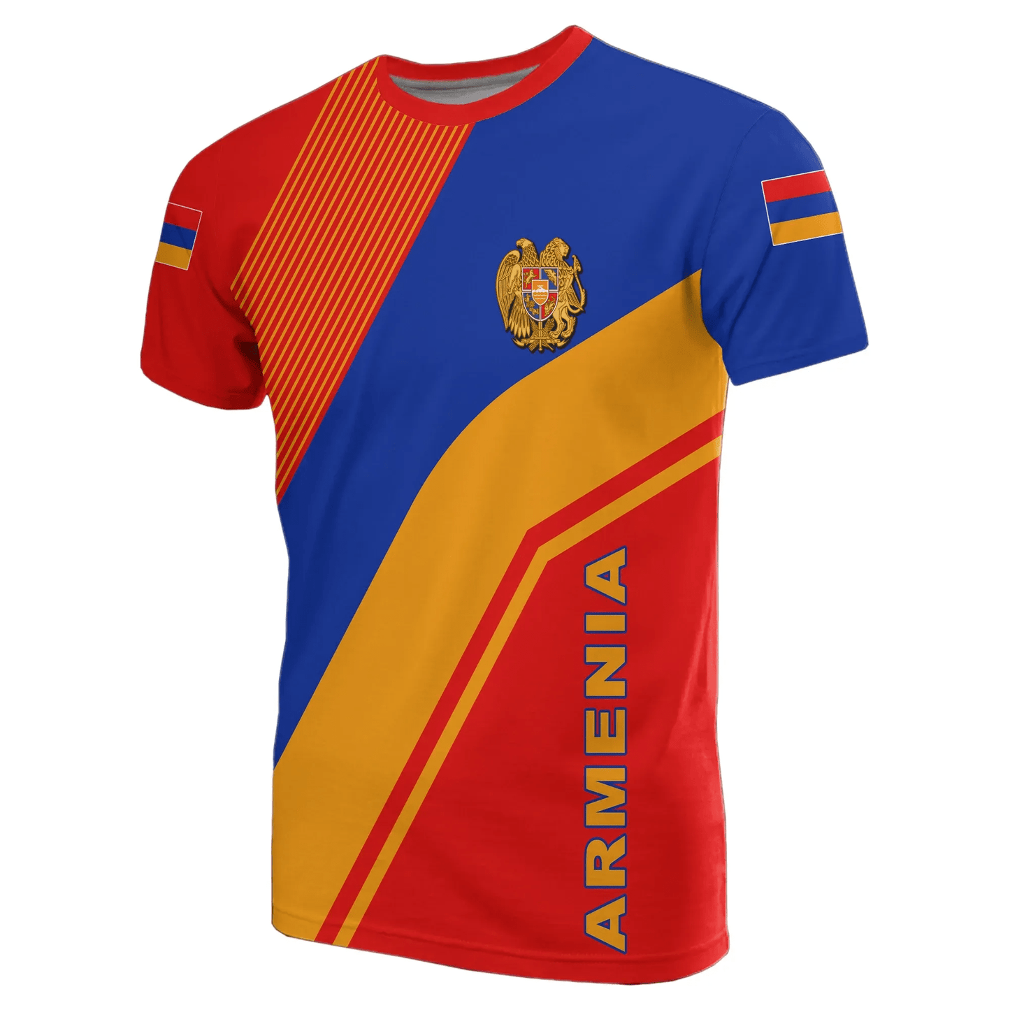 Armenia Flag T Shirt Rambo Style