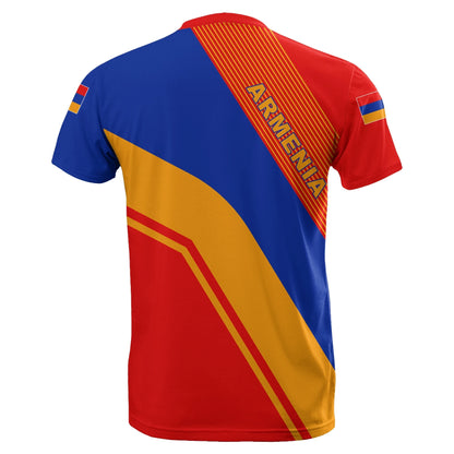 Armenia Flag T Shirt Rambo Style