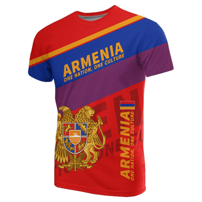 Armenia Flag Motto T Shirt Limited Style