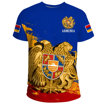 Armenia Special T Shirt Blue Version