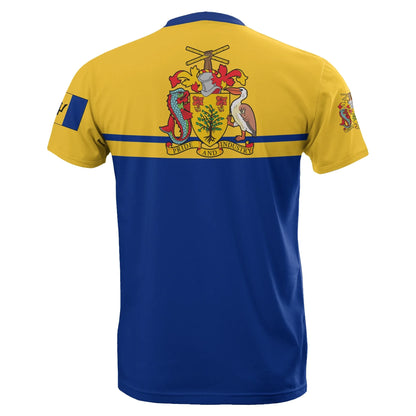 Barbados T Shirt Horizontal Version