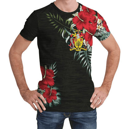 Barbados T Shirt Hibiscus Men/Women