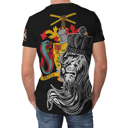Barbados T Shirt Lion With Crown Women'S/Men'S