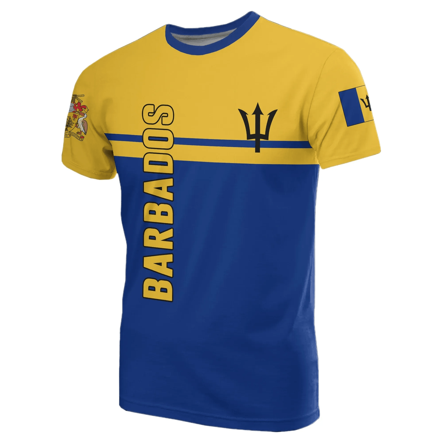 Barbados T Shirt Horizontal Version
