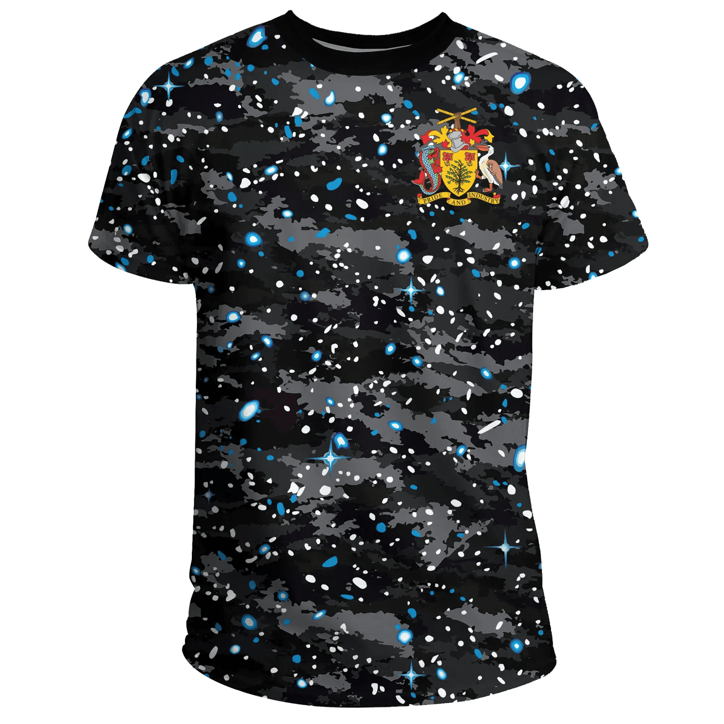 Barbados T Shirt Space Camo