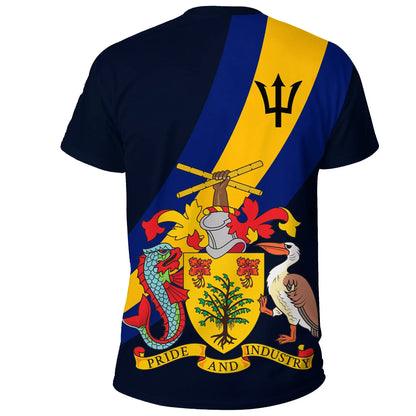 Barbados Special Flag T Shirt
