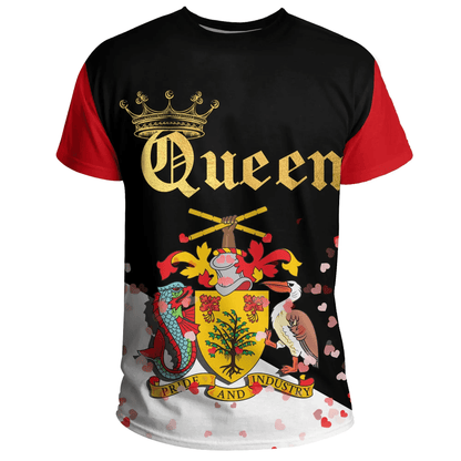 Barbados T Shirt Queen Valentine Couple