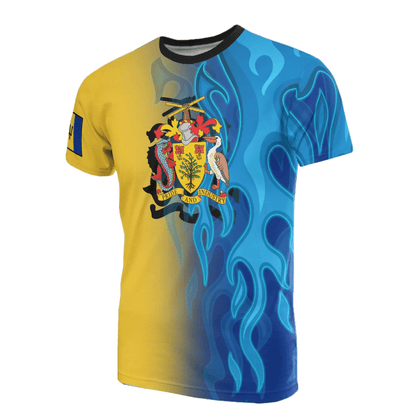 Barbados T Shirt Flame Of Barbados