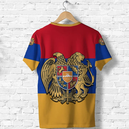 Coat Of Arms Armenia T Shirt Flag Pattern
