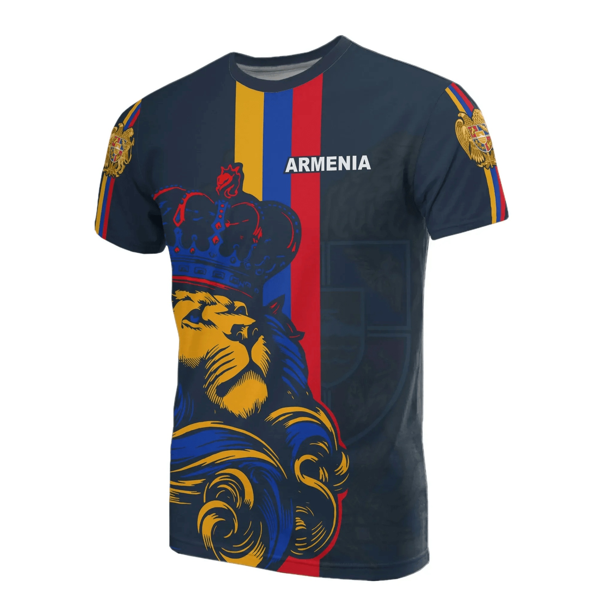 Armenia Lion All Over Print T Shirt 10