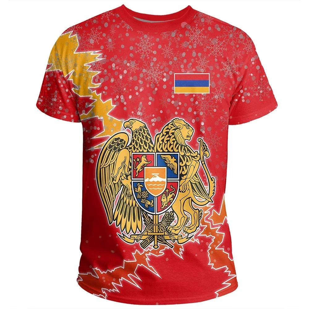 Armenia Christmas Coat Of Arms T Shirt X Style