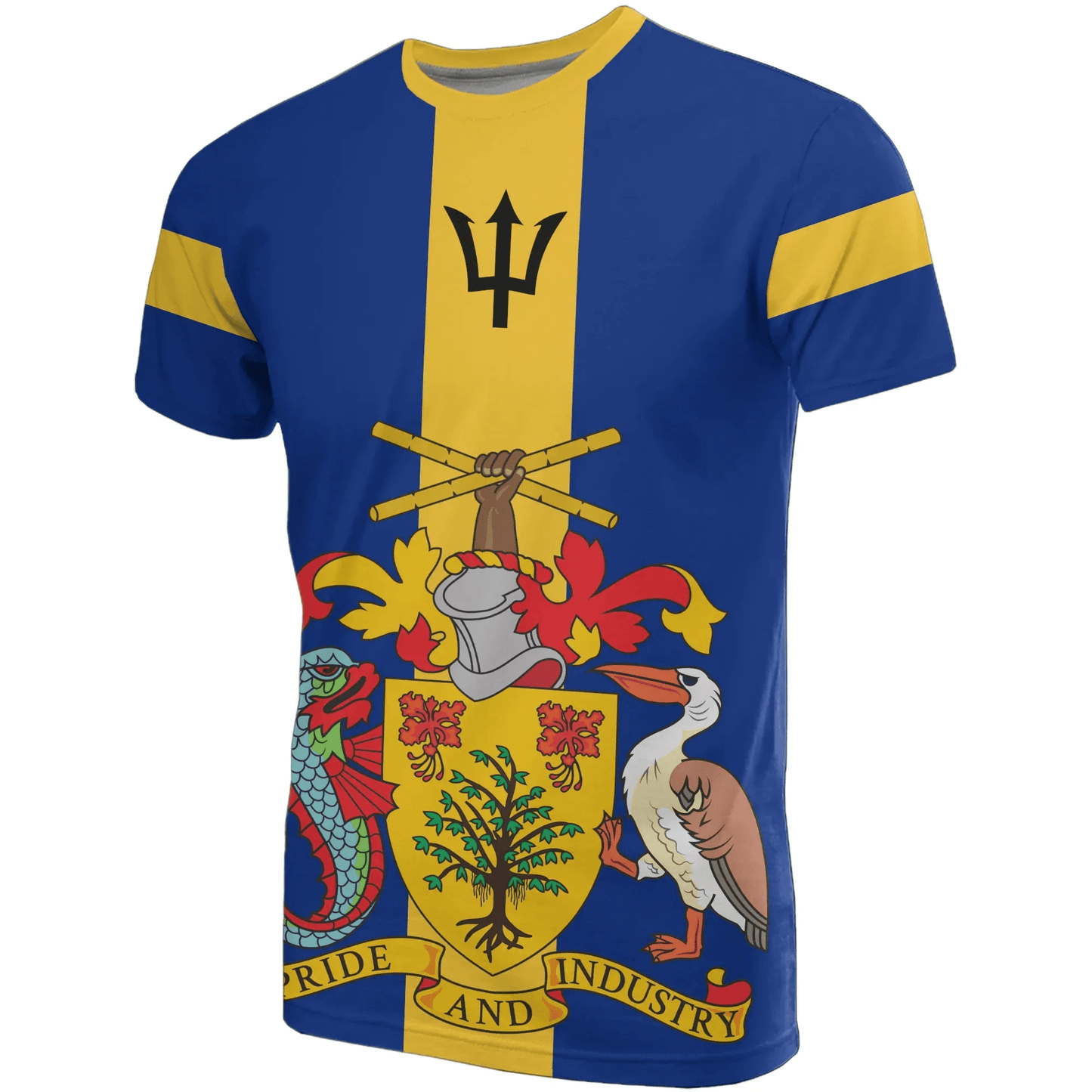 Barbados Coat Of Arms T Shirt