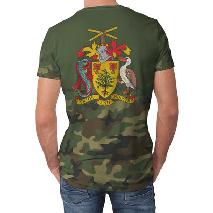 Barbados T Shirt Camo Women'S/Men'S