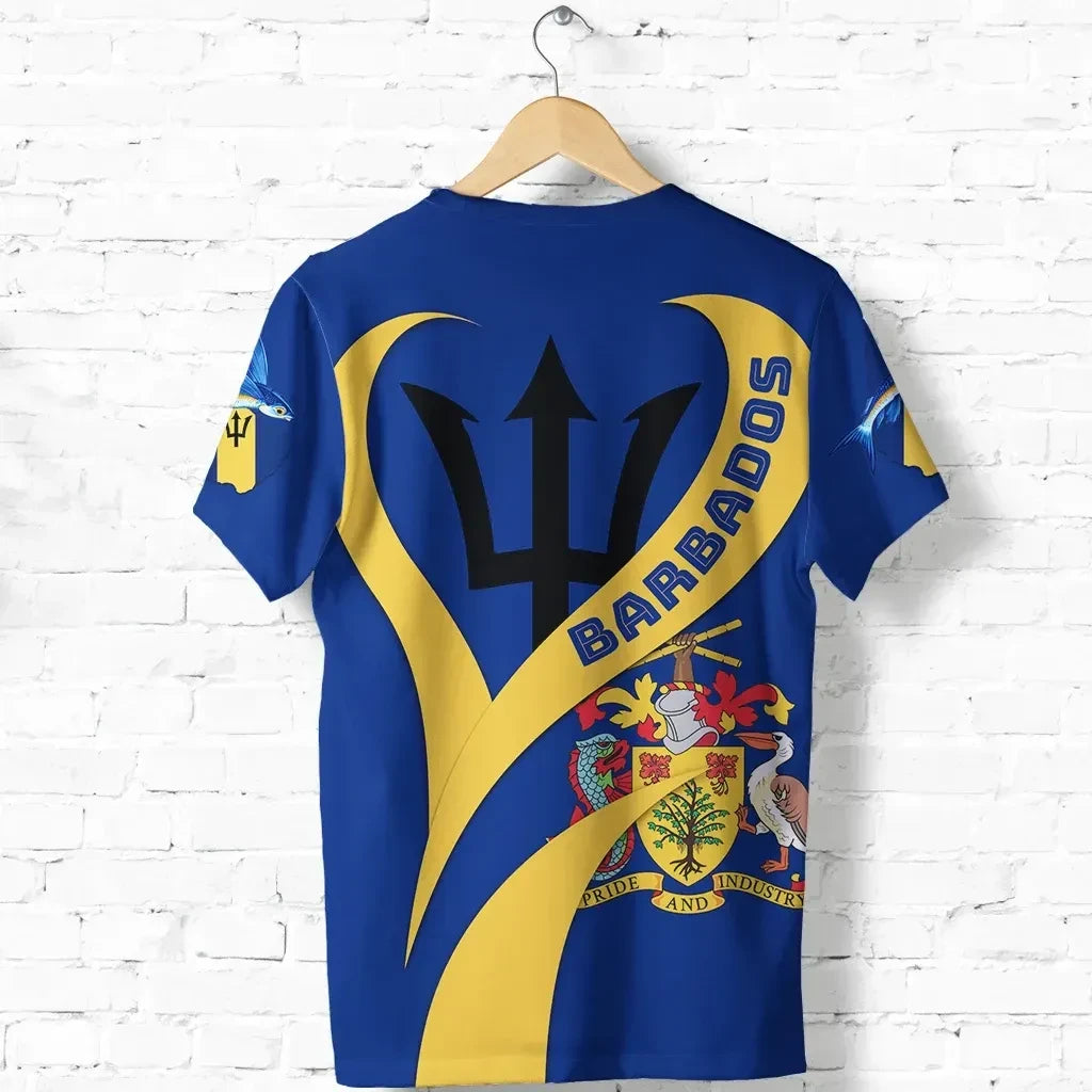 Barbados Heart Shape T Shirt