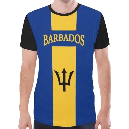 Barbados T Shirt Bajan Flag T Shirt