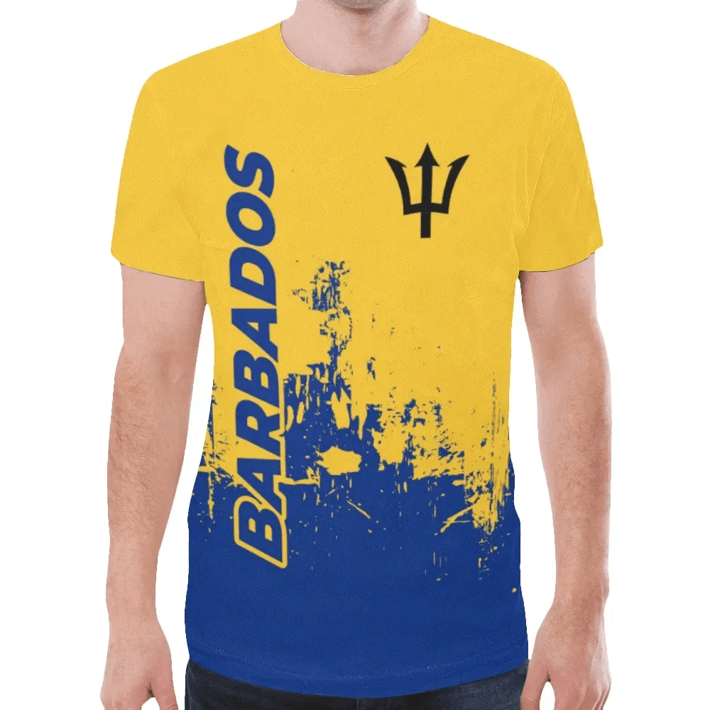 Barbados T Shirt Smudge Style 10