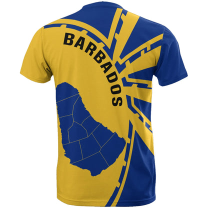 Barbados T Shirt Barbados Coat of Arms Printed Shirt