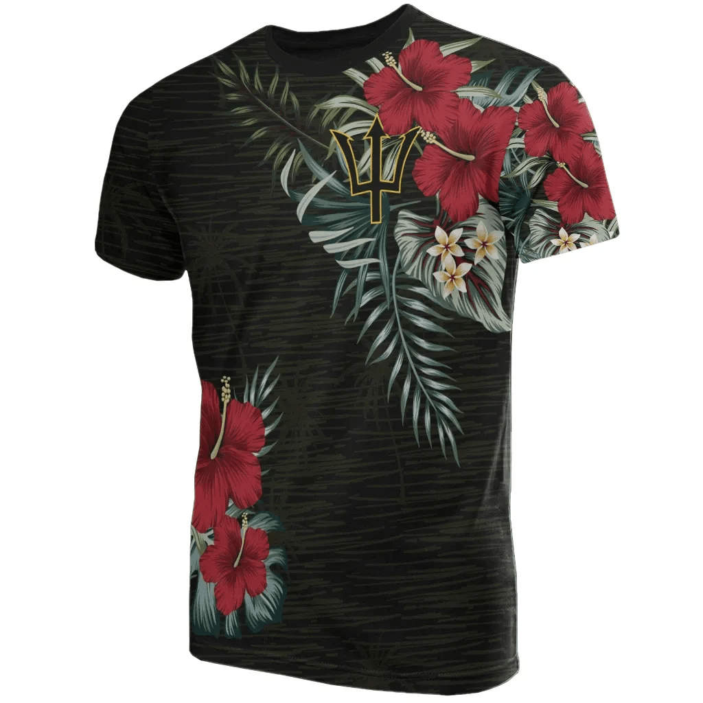 Barbados Hibiscus T Shirt