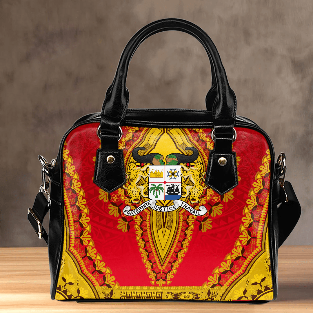 Africa Bag Benin Red Version Shoulder Handbag Vintage African Dashiki