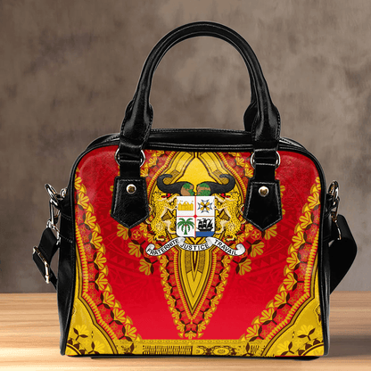 Africa Bag Benin Red Version Shoulder Handbag Vintage African Dashiki