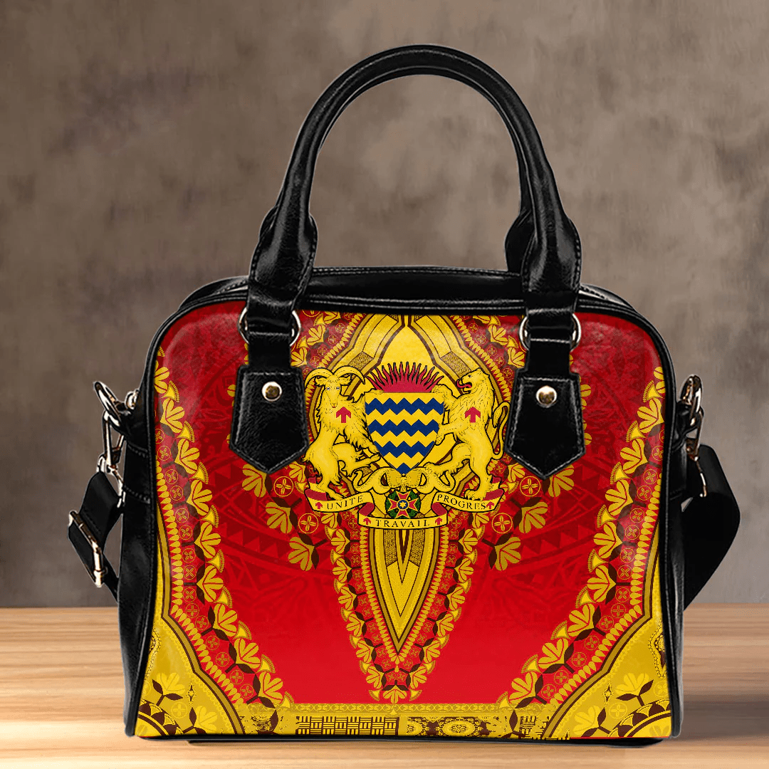 Africa Bag Chad Red Version Shoulder Handbag Vintage African Dashiki