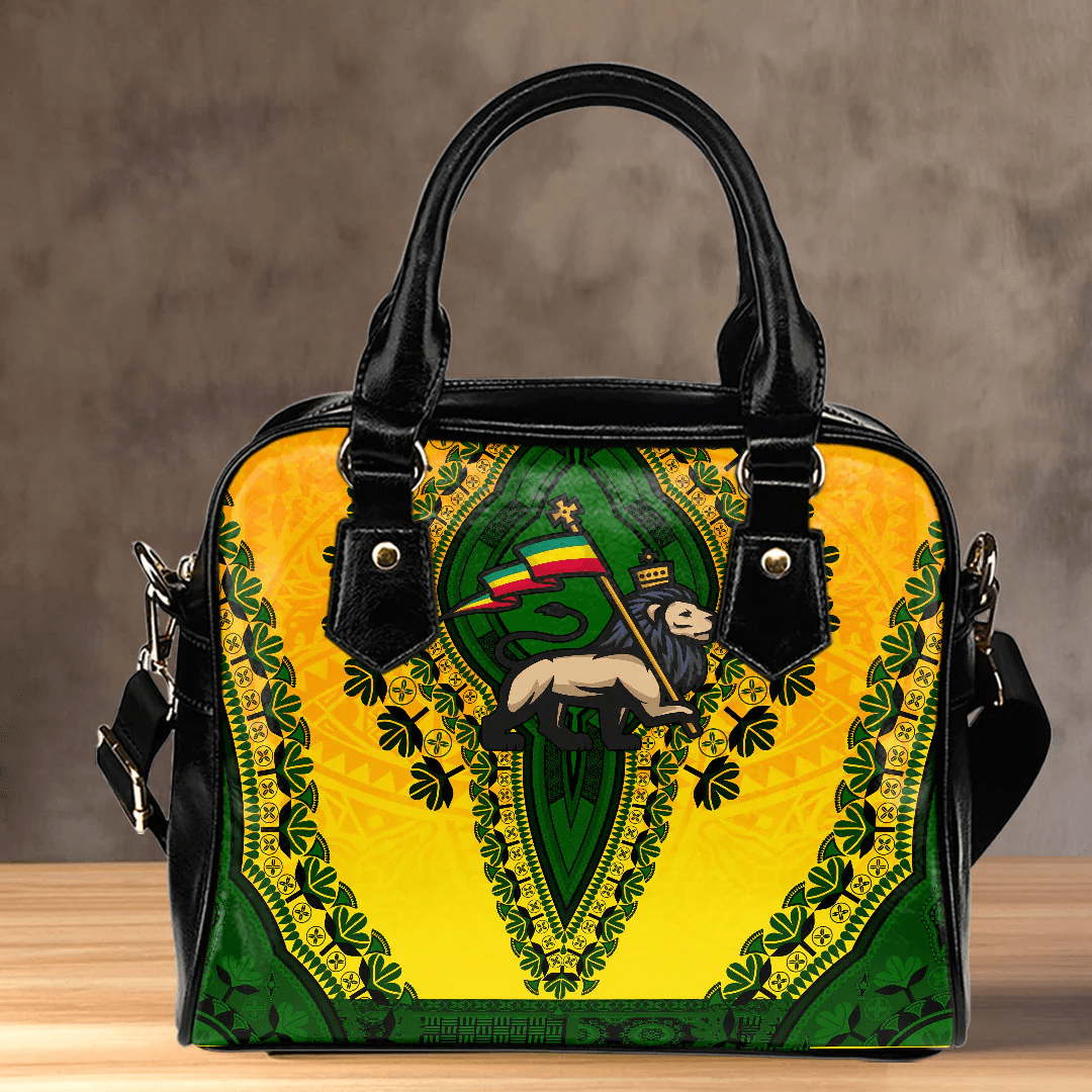 Africa Bag Ethiopia Yellow Version Shoulder Handbag Vintage African Dashiki