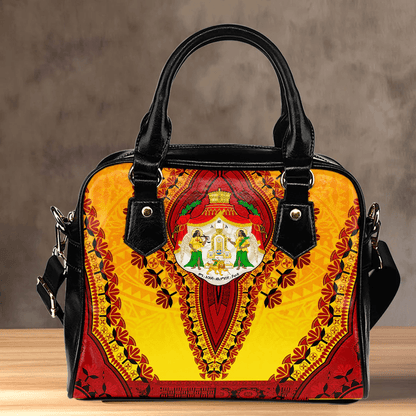 Africa Bag Oromo Yellow Verison Shoulder Handbag Vintage African Dashiki