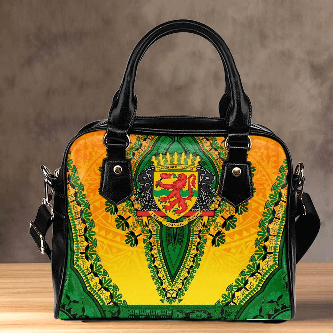 Africa Bag Republic Of The Congo Shoulder Handbag Vintage African Dashiki