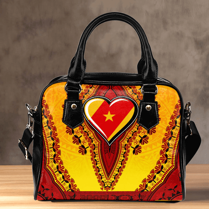 Africa Bag Amhara Yellow Version Ethiopia National Regional State Shoulder Handbag Vintage African Dashiki