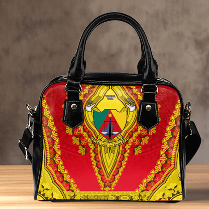 Africa Bag Cameroon Red Version Shoulder Handbag Vintage African Dashiki