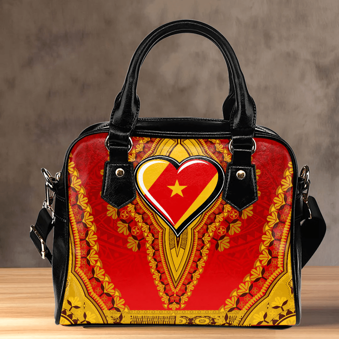 Africa Bag Amhara Red Version Ethiopia National Regional State Shoulder Handbag Vintage African Dashiki