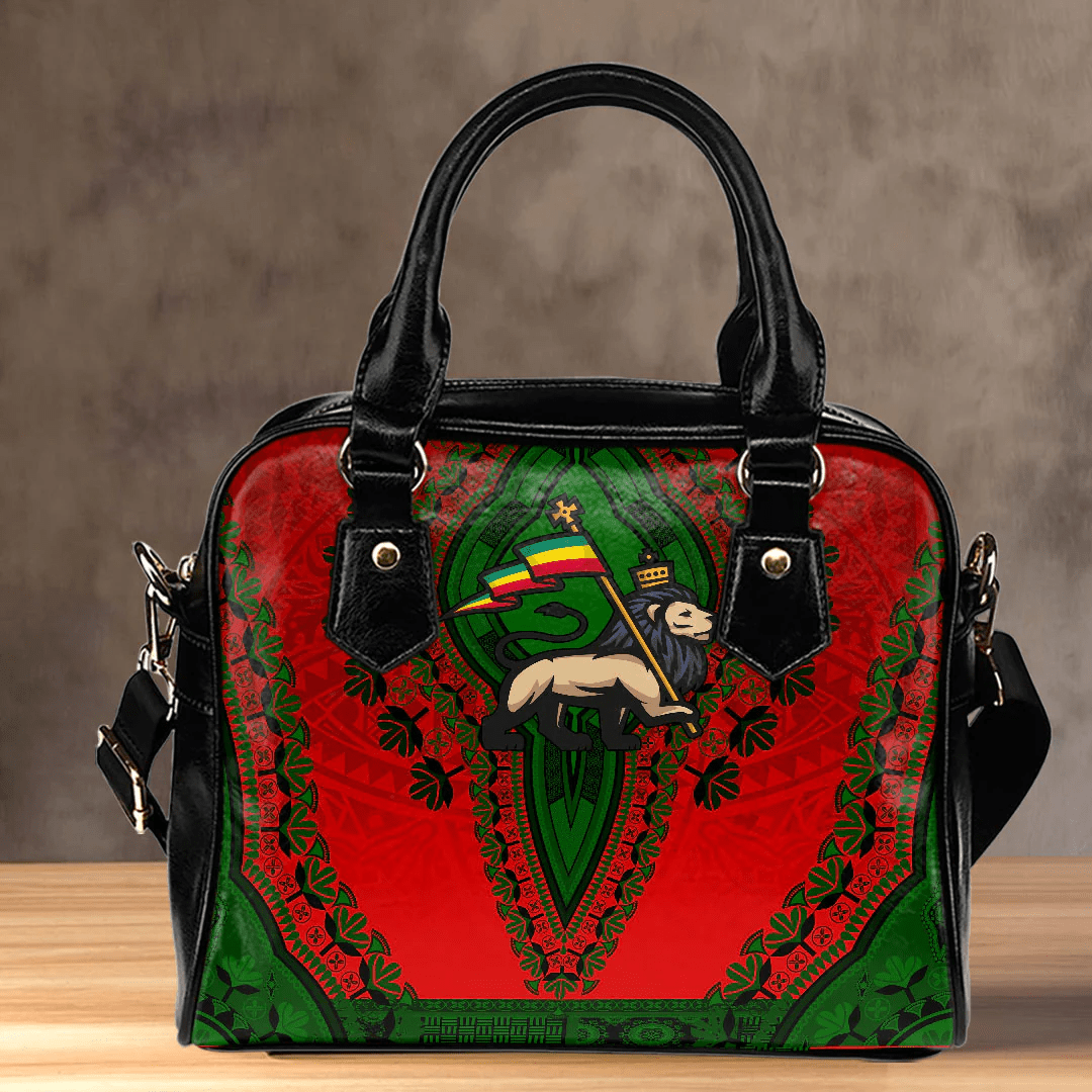 Africa Bag Ethiopia Red Version Shoulder Handbag Vintage African Dashiki