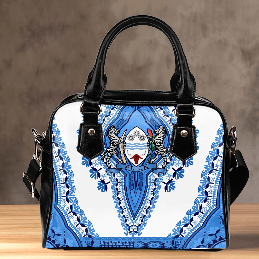 Africa Bag Botswana White Version Shoulder Handbag Vintage African Dashiki