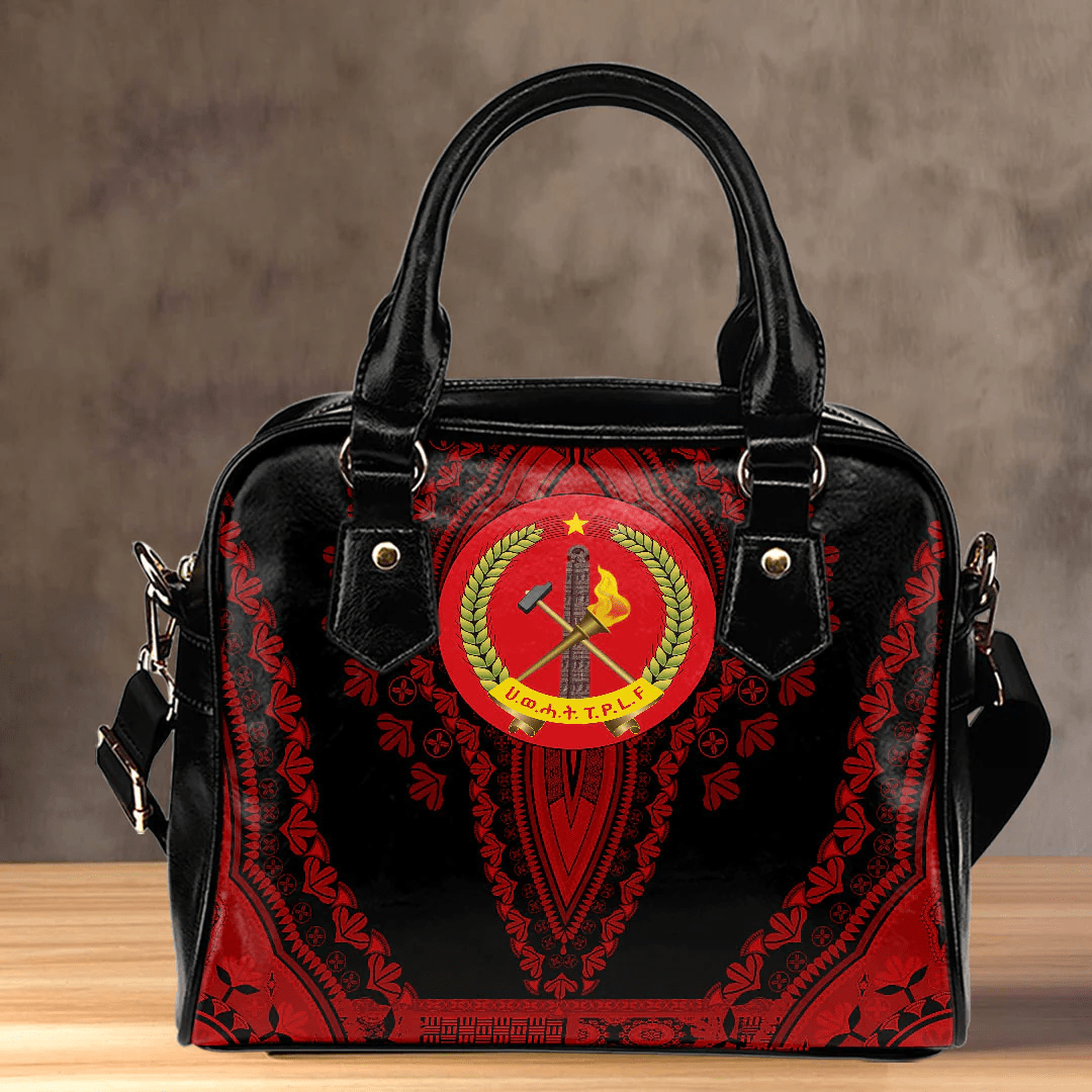 Africa Bag Tigray Black Version Ethiopia National Regional States Shoulder Handbag Vintage African Dashiki