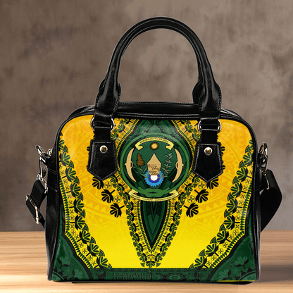 Africa Bag Rwanda Yellow Version Shoulder Handbag Vintage African Dashiki