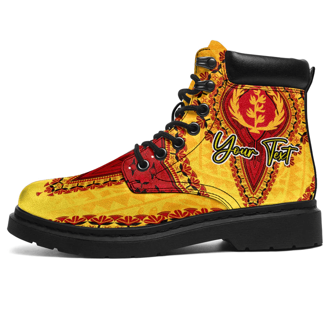 Africa Boots Eritrea Yellow Version All Season Boots Vintage African Dashiki