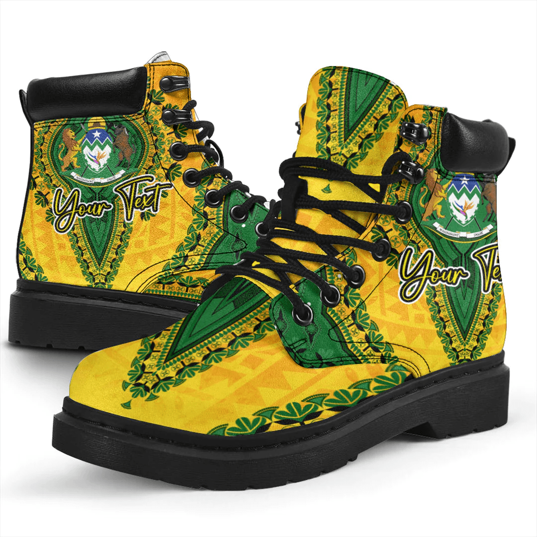 Africa Boots Limpopo Region of South Africa All Season Boots Vintage African Dashiki