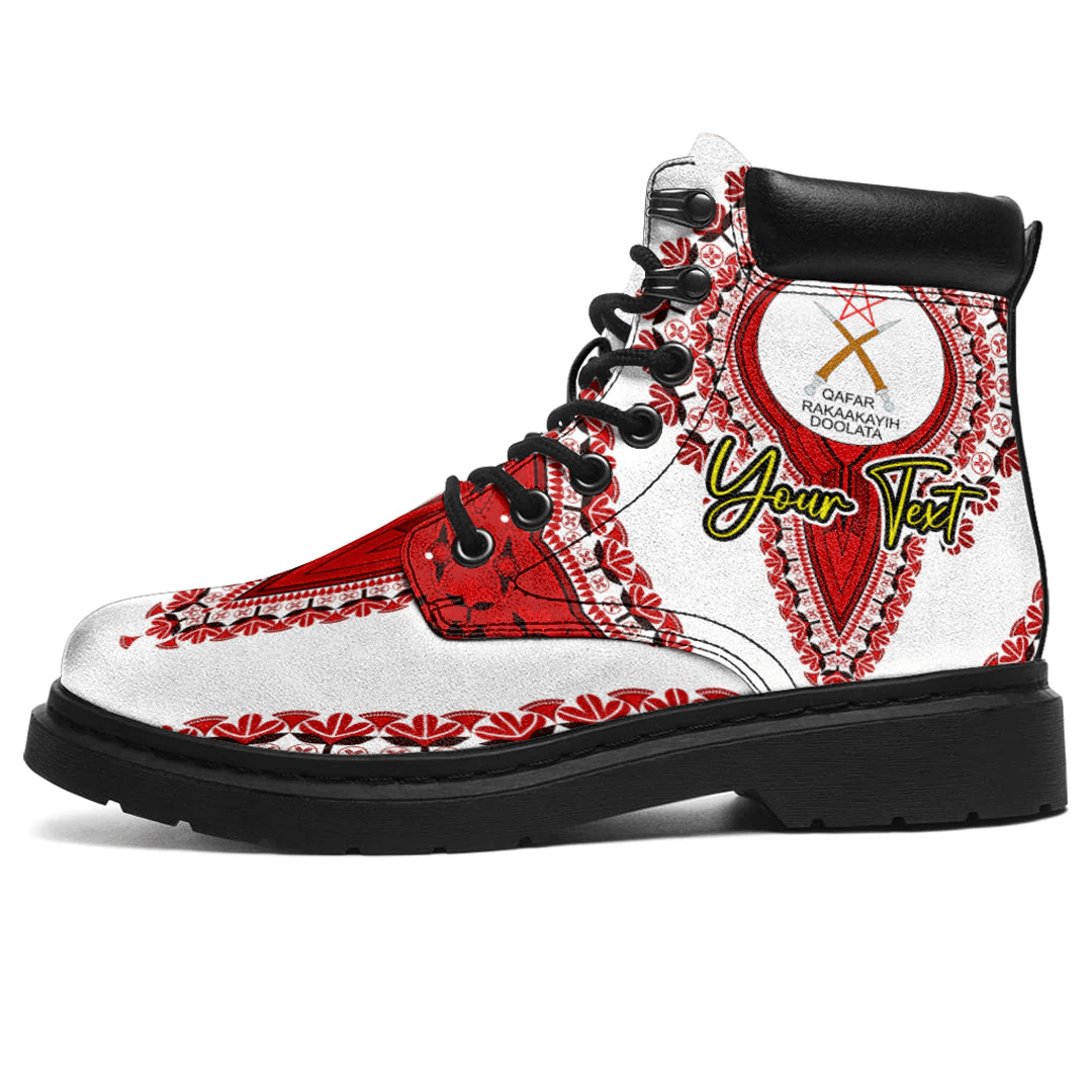 Africa Boots Afar White Version Ethiopia National Regional State All Season Boots Vintage African Dashiki