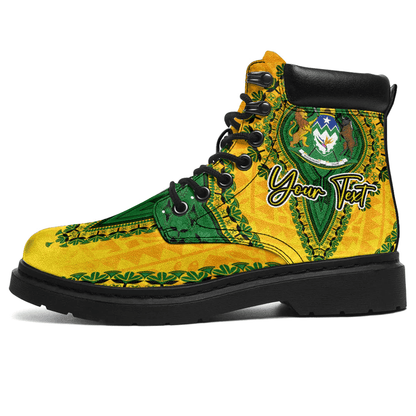 Africa Boots Limpopo Region of South Africa All Season Boots Vintage African Dashiki
