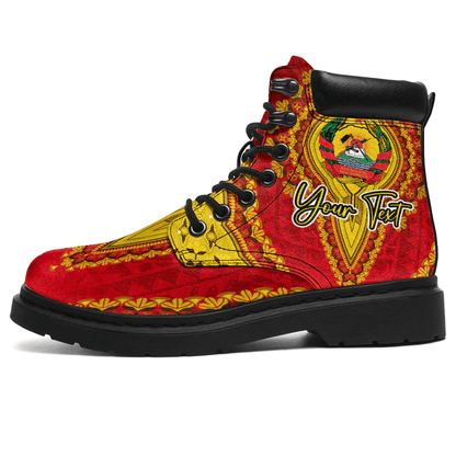 Africa Boots Mozambique All Season Boots Vintage African Dashiki