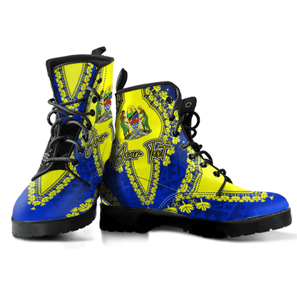 Africa Boots Tanzania Leather Boots Vintage African Dashiki