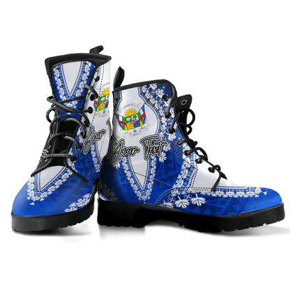 Africa Boots Central African Leather Boots Vintage African Dashiki