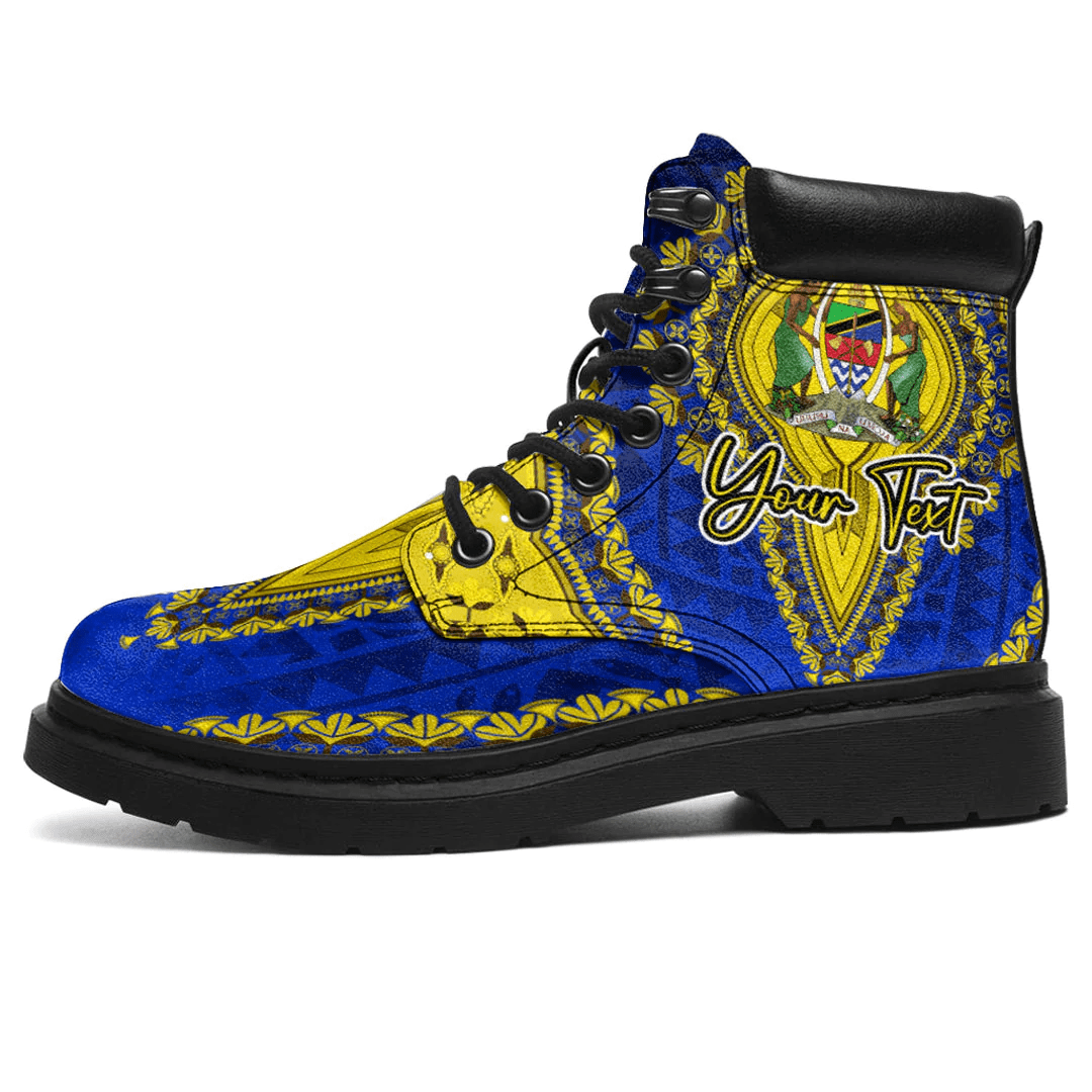Africa Boots Tanzania All Season Boots Vintage African Dashiki