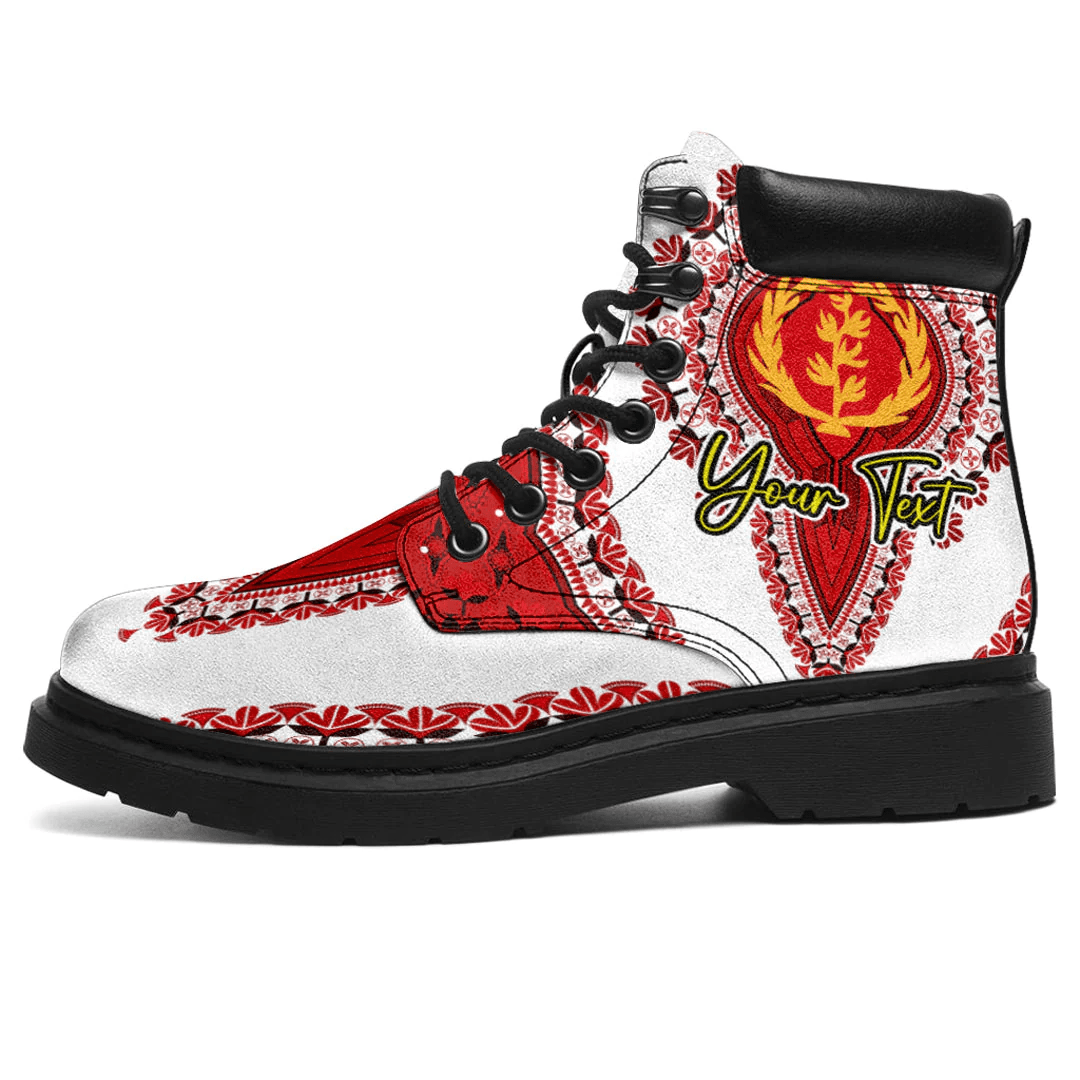 Africa Boots Eritrea White Version All Season Boots Vintage African Dashiki