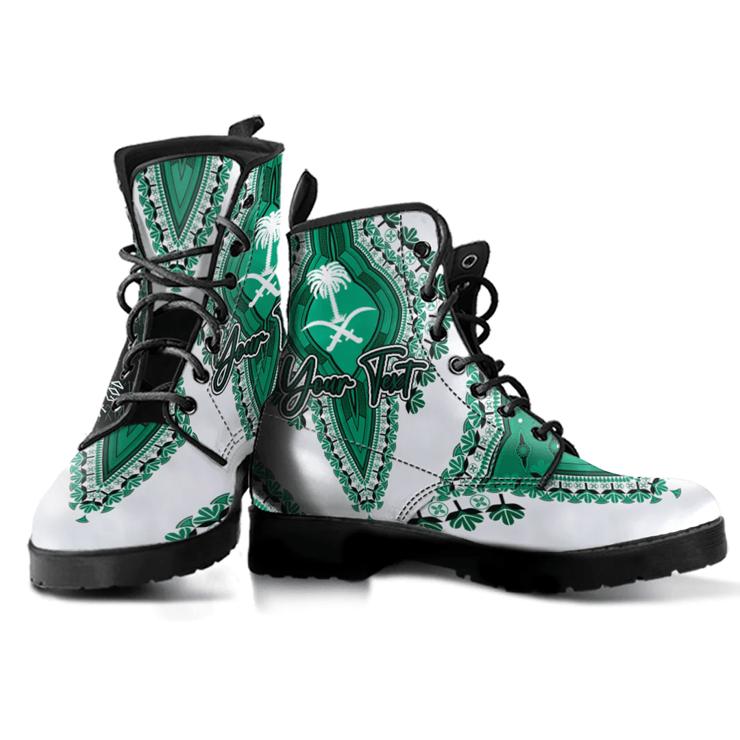 Africa Boots Saudi Arabia White Version Leather Boots Vintage African Dashiki