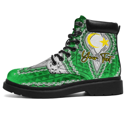 Africa Boots Libya Green Version All Season Boots Vintage African Dashiki