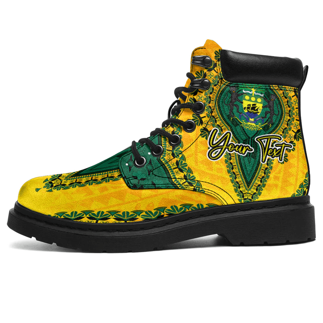 Africa Boots Gabon All Season Boots Vintage African Dashiki