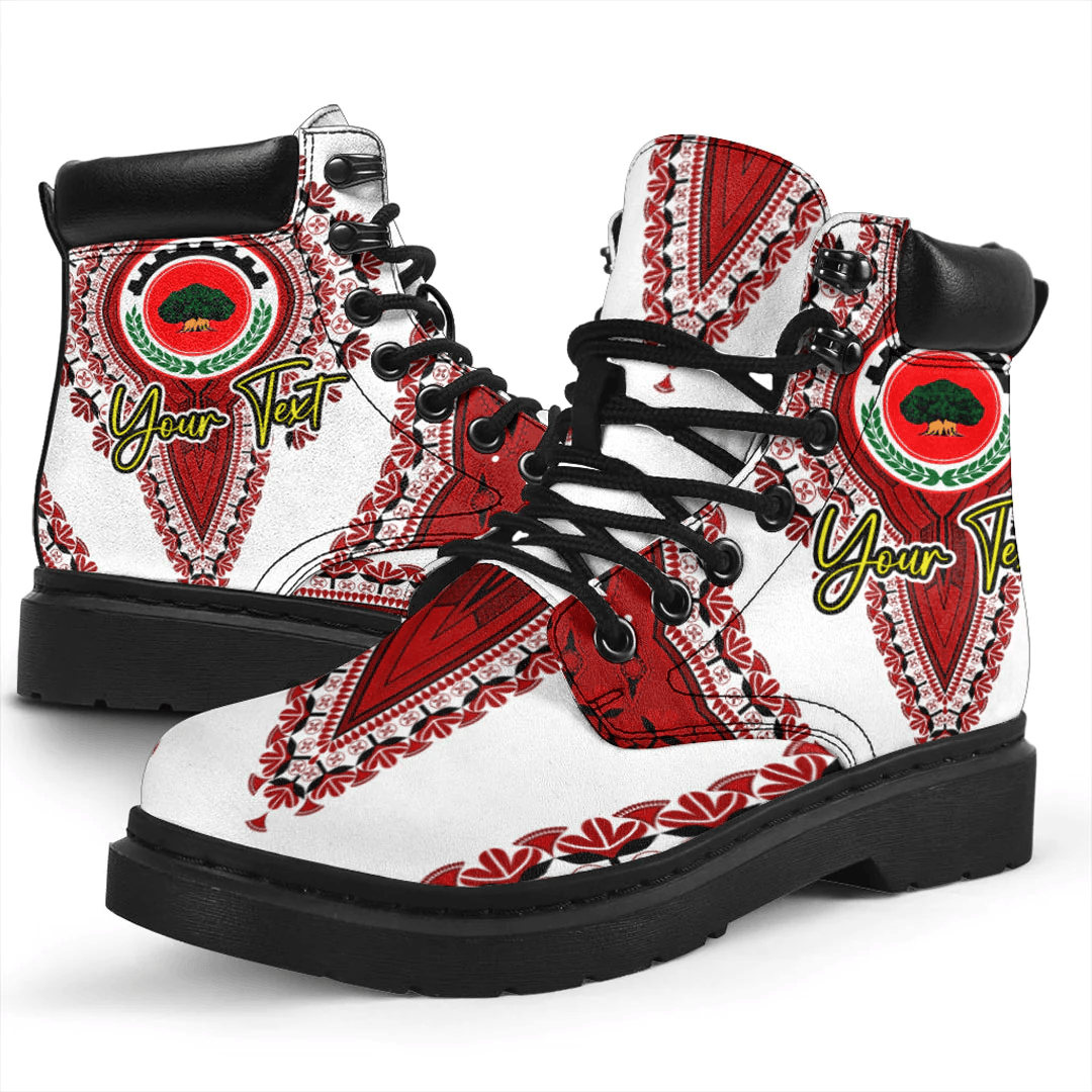 Africa Boots Oromia White Version Ethiopia National Regional State All Season Boots Vintage African Dashiki